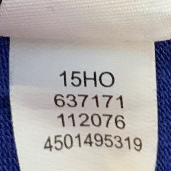 EUC & RARE! - Lucy - Long Sleeve Dolman Top w/ Rib Trim - Cobalt Blue - M - Picture 6 of 6